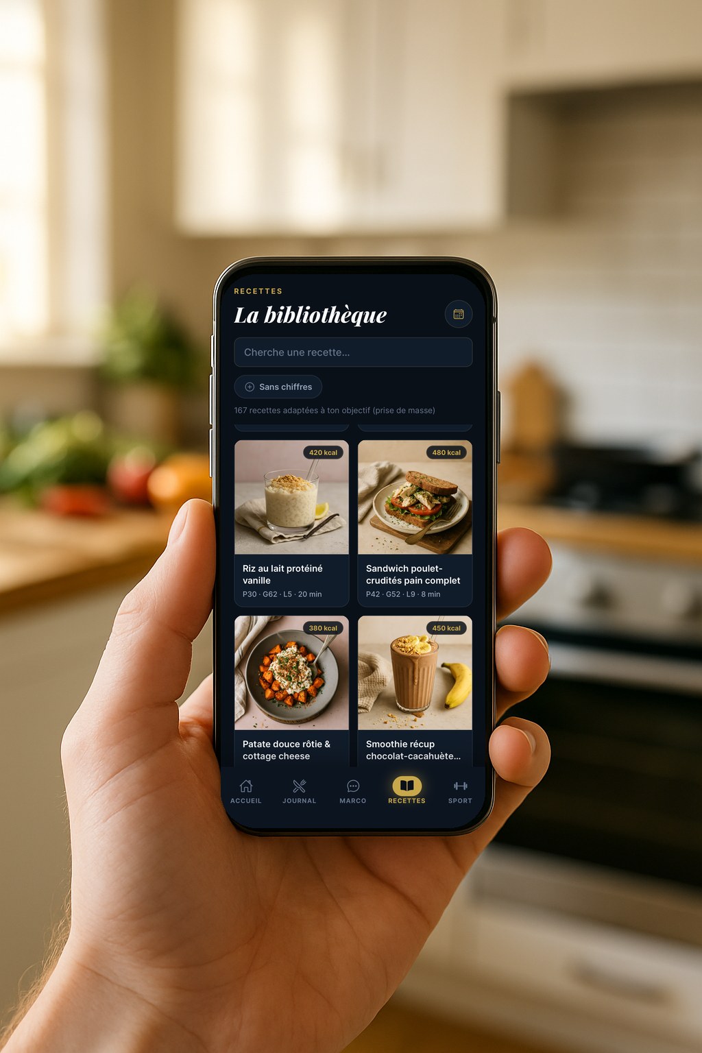 La bibliothèque de recettes APOGÉE
